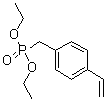 CAS # 726-61-4, 4-Vinylbenzylphosphonic acid diethyl ester