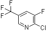 structure of CAS# 72600-67-0, 2-氯-3-氟-5-(三氟甲基)吡啶