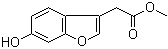 structure of CAS# 726174-52-3, (6-羟基苯并呋喃-3-基)乙酸甲酯