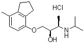 ICI 118551 盐酸盐分子结构 (CAS 72795-01-8)