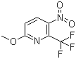 6-甲氧基-3-硝基-2-(三氟甲基)吡啶分子结构 (CAS 727993-33-1)