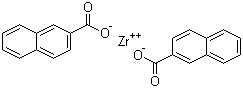环烷酸锆分子结构 (CAS 72854-21-8)