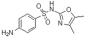 structure of CAS# 729-99-7, 磺胺二甲基恶唑