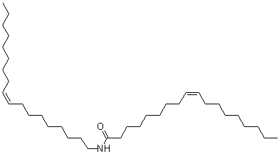 N-(9Z)-9-十八碳烯-1-基-油酸酰胺分子结构 (CAS 72901-31-6)