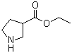 吡咯烷-3-羧酸乙酯分子结构 (CAS 72925-15-6)