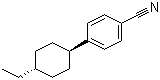 structure of CAS# 72928-54-2, 反式-4-(4-乙基环己基)苄腈
