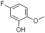 5-氟-2-甲氧基苯酚分子结构 (CAS 72955-97-6)