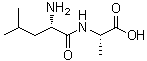 structure of CAS# 7298-84-2, L-亮氨酰-L-丙氨酸