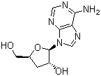 structure of CAS# 73-03-0, 虫草素