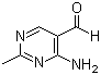 CAS # 73-68-7, 4-Amino-2-methyl-5-pyrimidinecarboxaldehyde, 4-Amino-5-formyl-2-methylpyrimidine