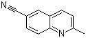 structure of CAS# 73013-69-1, 2-Methyl-6-quinolinecarbonitrile