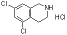 structure of CAS# 73075-47-5, 5,7-二氯-1,2,3,4-四氢异喹啉盐酸盐