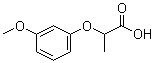 structure of CAS# 7309-52-6, 2-(3-Methoxyphenoxy)propanoic acid