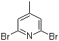 structure of CAS# 73112-16-0, 2,6-二溴-4-甲基吡啶