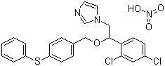structure of CAS# 73151-29-8, 硝酸芬替康唑