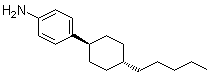 structure of CAS# 73163-44-7, 反式-4-(4-戊基环己基)苯胺