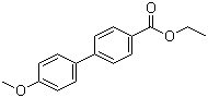 structure of CAS# 732-80-9, 4'-甲氧基-1,1'-联苯-4-羧酸乙酯