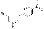 structure of CAS# 73227-97-1, 4-溴-3-(4-硝基苯基)吡唑