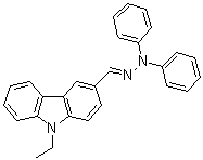 structure of CAS# 73276-70-7, 9-乙基-3-咔唑甲醛二苯基腙