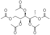 CAS 登录号：7333-29-1, 1-脱氧-D-山梨糖醇五乙酸酯