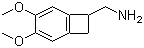 structure of CAS# 73344-75-9, 4,5-Dimethoxy-1-(aminomethyl)benzocyclobutane