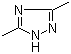 structure of CAS# 7343-34-2, 3,5-二甲基-1H-1,2,4-三唑