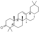 CAS 登录号：73493-60-4, 28-去甲齐墩果-12-烯-3-酮