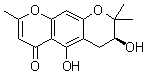 CAS # 735-46-6, (3'S)-(-)-Hamaudol, (3S)-3,4-Dihydro-3,5-dihydroxy-2,2,8-trimethyl-2H,6H-benzo[1,2-b:5,4-b']dipyran-6-one