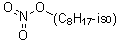 硝酸异辛酯分子结构 (CAS 73513-43-6)