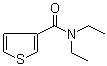 structure of CAS# 73540-75-7, N,N-二乙基-3-噻吩甲酰胺