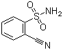 2-氰基苯磺酰胺分子结构 (CAS 73542-86-6)