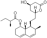 structure of CAS# 73573-88-3, 美伐他汀