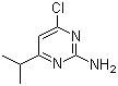 2-氨基-4-异丙基-6-氯嘧啶分子结构 (CAS 73576-33-7)