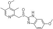 structure of CAS# 73590-58-6, Omeprazole