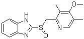 2-[[(4-甲氧基-3,5-二甲基-2-吡啶基)甲基]亚磺酰基]-1H-苯并咪唑分子结构 (CAS 73590-60-0)
