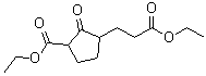 CAS 登录号：7362-91-6, 3-(乙氧羰基)-2-氧代环戊烷丙酸乙酯