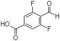 structure of CAS# 736990-88-8, 3,5-二氟-4-甲酰基苯甲酸