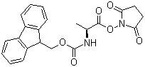 structure of CAS# 73724-40-0, N-芴甲氧羰基-L-丙氨酸琥珀酰亚胺酯
