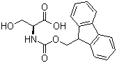 structure of CAS# 73724-45-5, Fmoc-L-丝氨酸