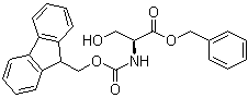 structure of CAS# 73724-46-6, N-[芴甲氧羰基]-L-丝氨酸苄酯