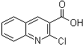 structure of CAS# 73776-25-7, 2-氯-3-喹啉羧酸