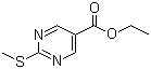 2-甲硫基-5-嘧啶羧酸乙酯分子结构 (CAS 73781-88-1)