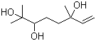 2,6-二甲基-7-辛烯-2,3,6-三醇分子结构 (CAS 73815-21-1)