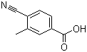 structure of CAS# 73831-13-7, 4-氰基-3-甲基苯甲酸
