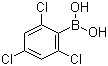 structure of CAS# 73852-18-3, 2,4,6-三氯苯硼酸
