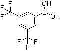 structure of CAS# 73852-19-4, 3,5-Bis(trifluoromethyl)benzeneboronic acid
