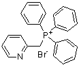 2-(吡啶基甲基)三苯基溴化鏻分子结构 (CAS 73870-22-1)