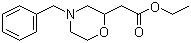structure of CAS# 73933-19-4, (4-苄基吗啉-2-基)乙酸乙酯