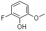 2-氟-6-甲氧基苯酚分子结构 (CAS 73943-41-6)