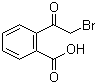 structure of CAS# 7399-67-9, 2-溴-1-(2-羧基苯基)乙酮